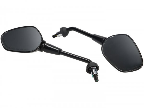 Mirrors Dmp Vespa Gts 125300 Hpe Keyless  From 2023  Pair  Glossy Black