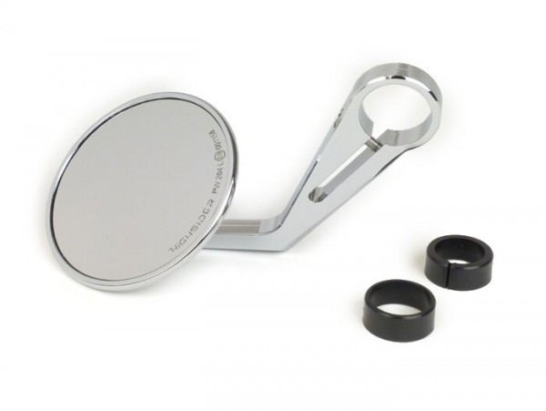 Mirror Highsider Montana (emarked) Cnc Handle Bar Ends Ø=102mm  Chrome