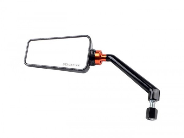 Mirror Stage 6 F1look Thread M8 X 20mm  Lhs  New Carbon