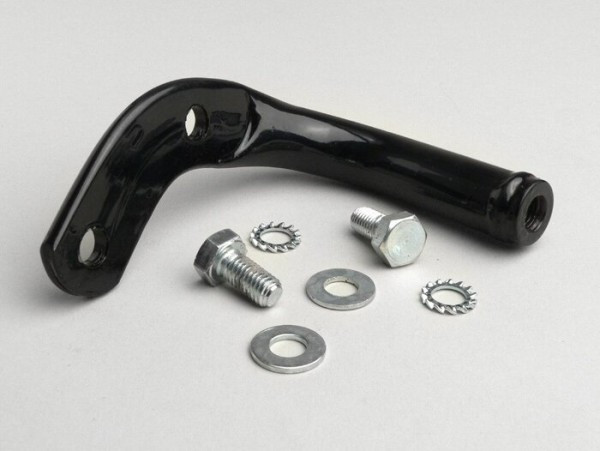Mirror Bracket Far M10 Vespa Px  Black  Right Hand Side