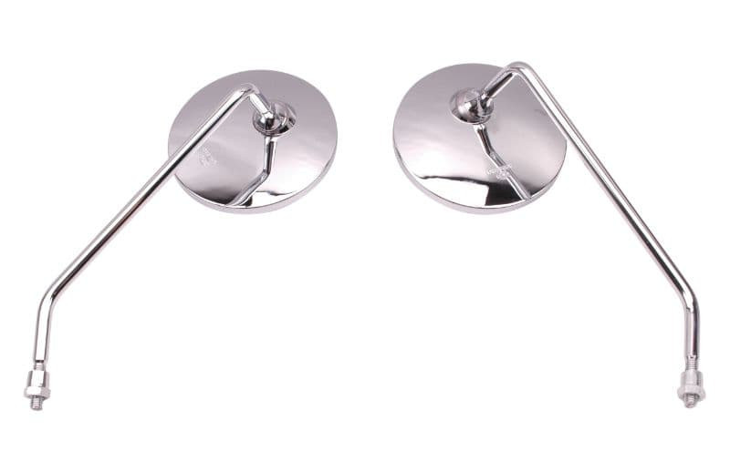 Spiegelset M8 Chroom Rond