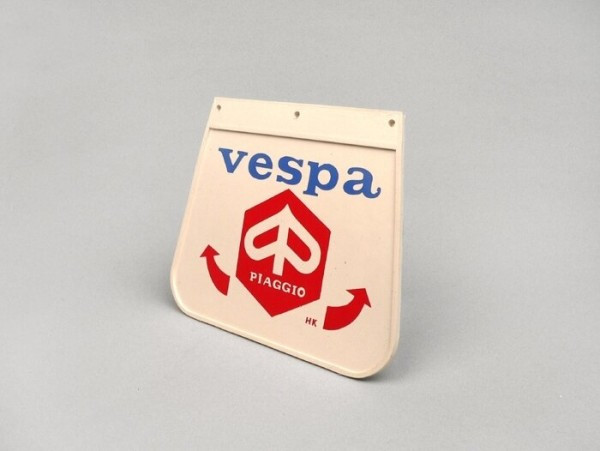 Rear Mudflap Oem Quality Red Piaggio Emblem