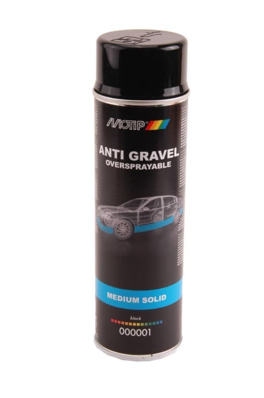 Spuitlak Motip Anti Steenslag Zwart (500Ml)