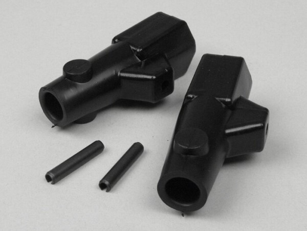 Stand Feed Rubber Lambretta  Black