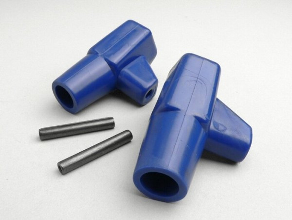 Stand Feed Rubber Lambretta  Blue