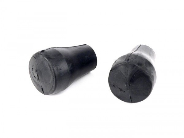 Center Stand Rubbers Oem Quality Ø=22mm  Black