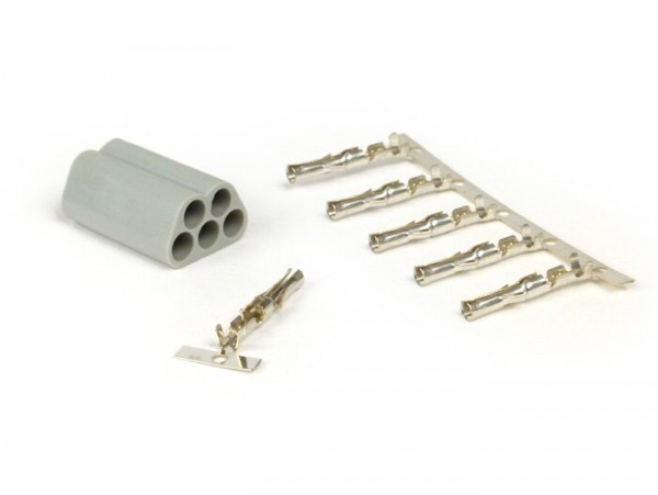 Plug For Wiring Harness BGM Pro, 5 Contact Plugs  Male Plug