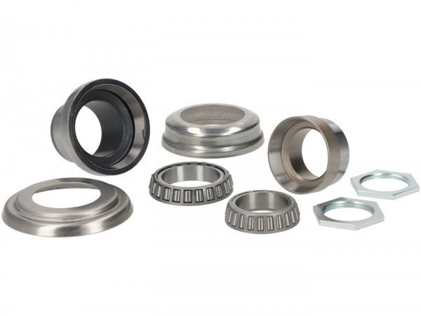 Steering Taper Roller Conversion Set Upper And Lower Lambretta 8part