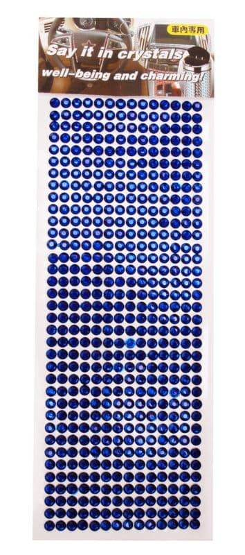 Sticker Crystal Blauw
