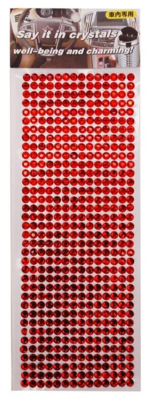 Sticker Crystal Rood