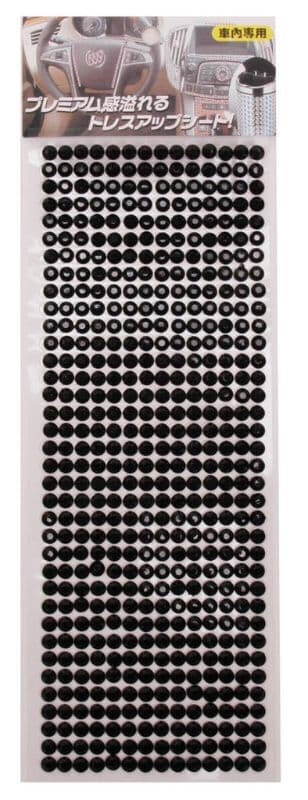Sticker Crystal Zwart