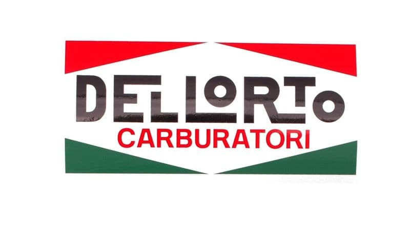 Sticker Dellorto Groot 130X65Mm