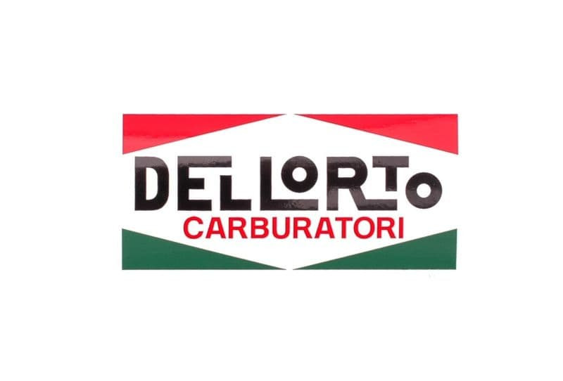 Sticker Dellorto Middel 100X50Mm