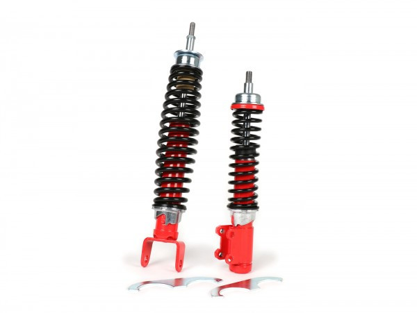 Shock Absorber Set Incl. Silent Rubbers Carbone Sport, Adjustable