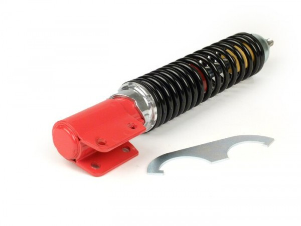 Shock Absorber Front Cif 255mm, Adjustable  Red