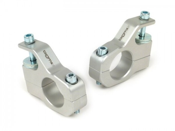 Shock Absorber Upper Mount BGM Pro Clip On Aluminium Cnc  Silver