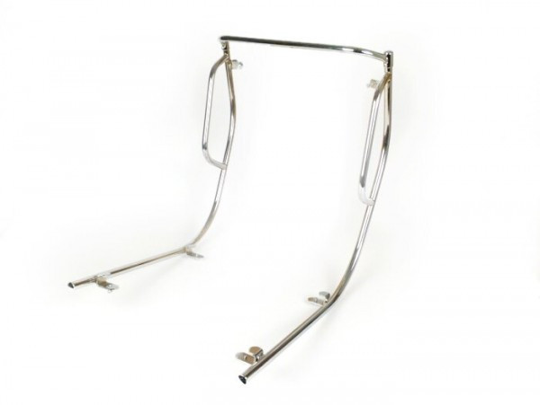 Crash Bar Legshield Ams Cuppini  Chrome