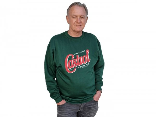 Sweatshirt Castrol, Classic Green  M