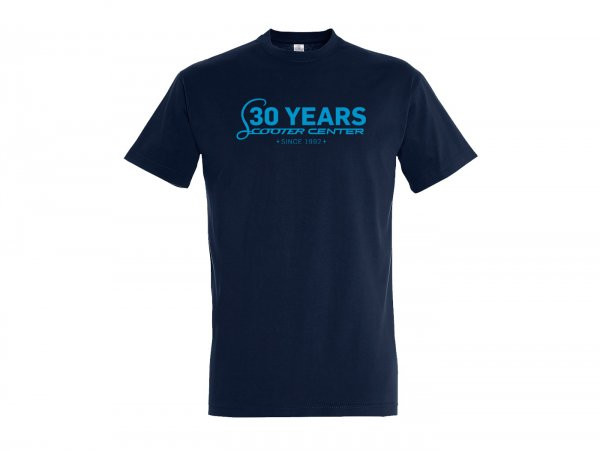 Tshirt 30 Years Scooter Center French Navy  M