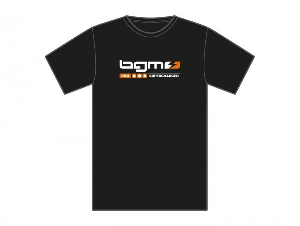 T-Shirt -BGM Supercharged- zwart - L