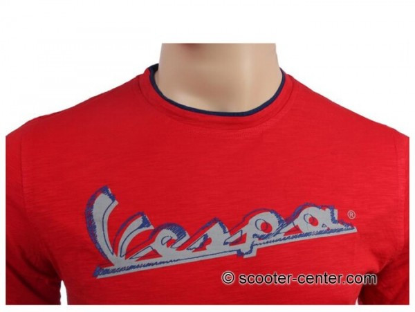 T-shirt -vespa Original- Rood - M