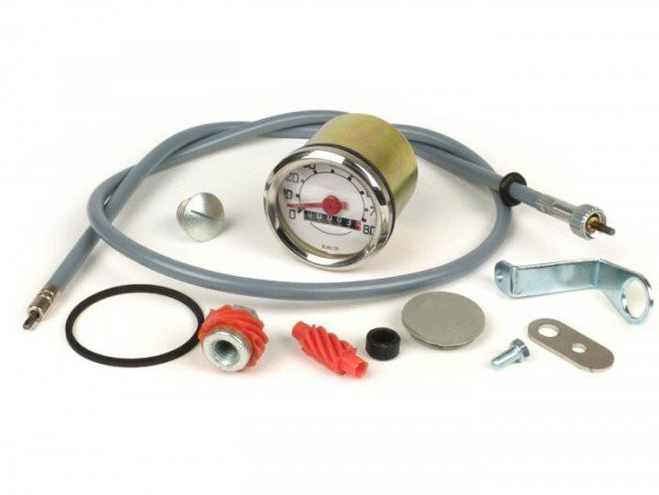 Speedo Upgrade Set Vespa V50 With Speedo Ø=48mm