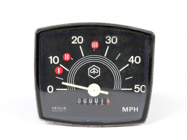 Speedo Veglia Borletti (nos) Vespa V50 Special  50mph