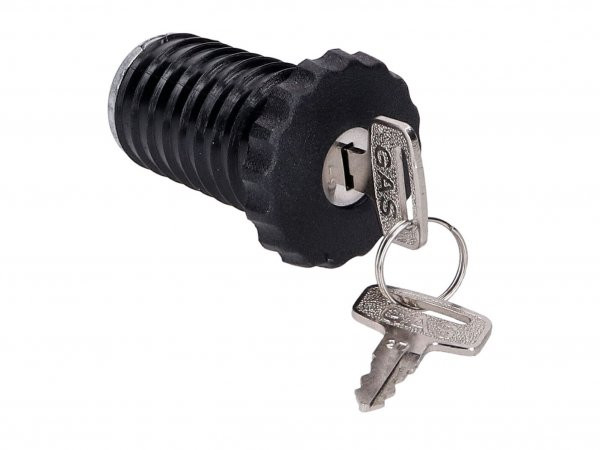 Fuel / Gas Tank Cap Lockable Black 101 Octane For Puch Maxi N