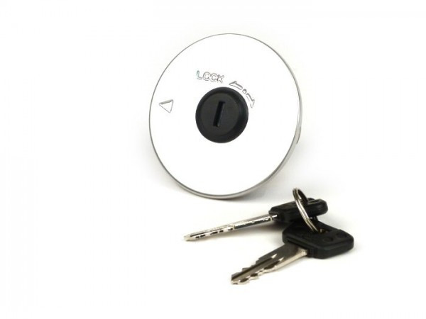 Fuel Tank Cap Cpi  Chrome (black Lock)