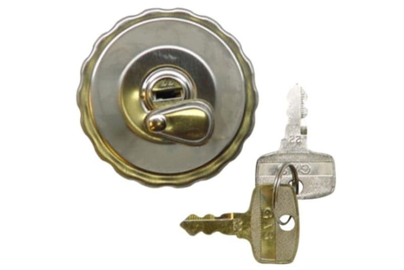 Tankdop Tomos Met Slot 30 Mm Chroom