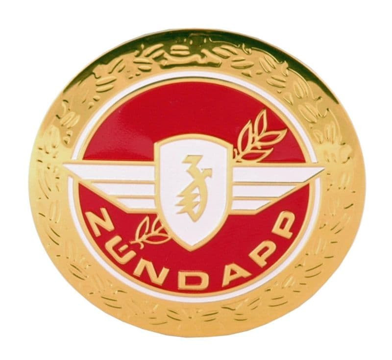 Tankembleem Zundapp Rond Arrow Red