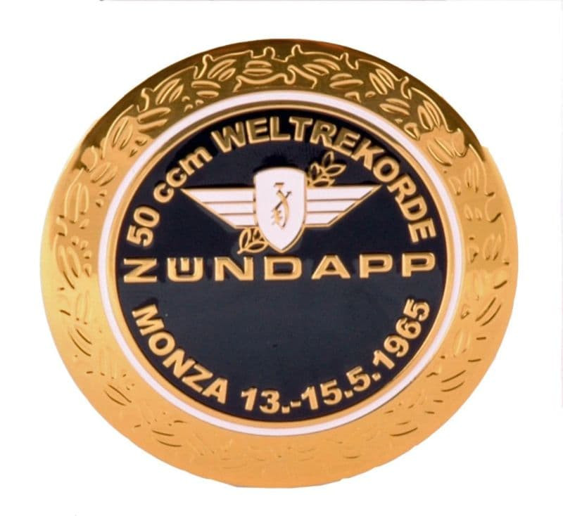 Tankembleem Zundapp Rond Monza