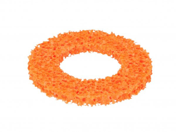 Fuel Filler Neck Foam Rubber Ring 120x60x10mm Orange 101 Octane