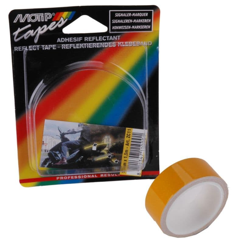 Tape Motip Reflecterend Geel