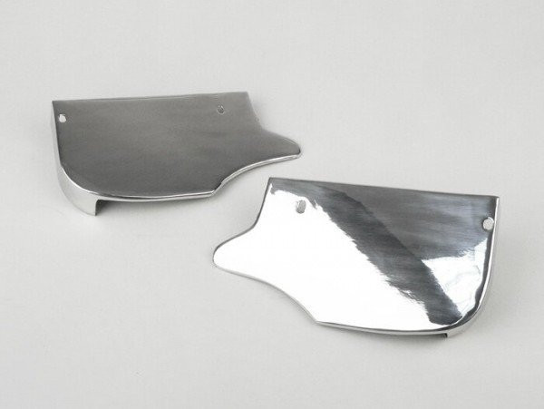 Foot Board Set Rear Lambretta Cutoff/curved  Stainless Steel