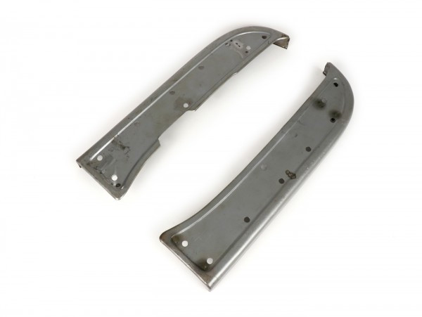 Rear Footboard Set Made In Vietnam, Oiled Bare Metall