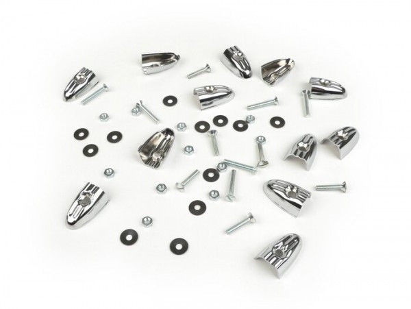 End Cap Set Footboard Stripes Lambretta Ld (till 1955)