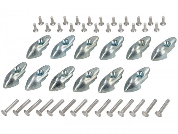 End Cap Set Footboard Stripes Oem Quality