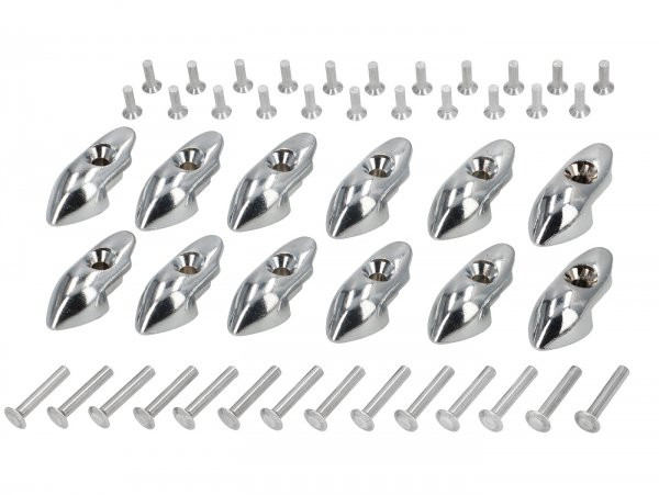 End Cap Set Footboard Stripes Oem Quality