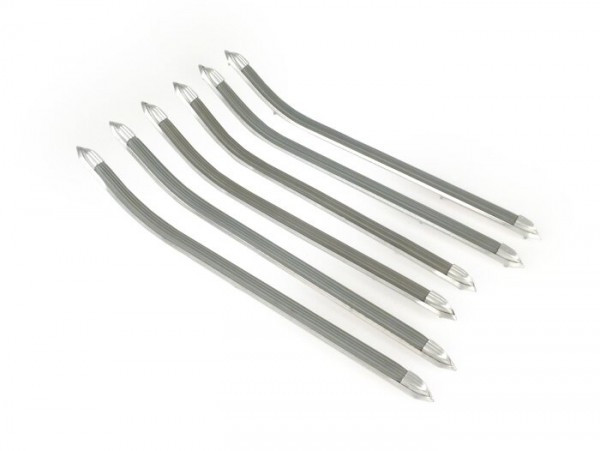 Footboard Stripes Set Casa Lambretta  Alloy