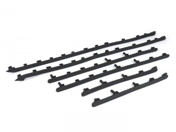 Footboard Strip Set, Grey Piaggio