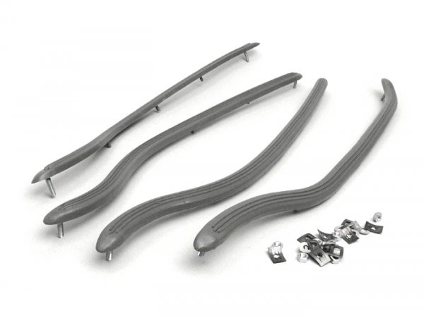 Rear Footboard Stip Set Lambretta  Grey