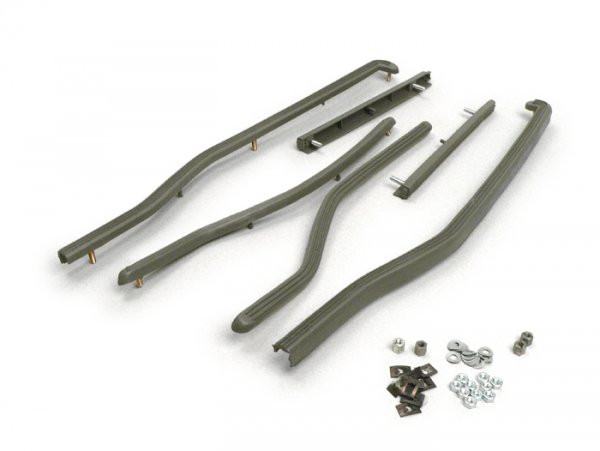 Rear Footboard Stip Set Lambretta  Grey
