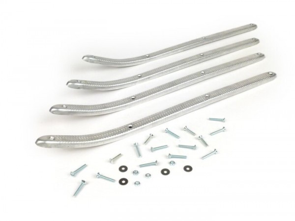 Footboard Stripes Set Lambretta  Fully Alloy