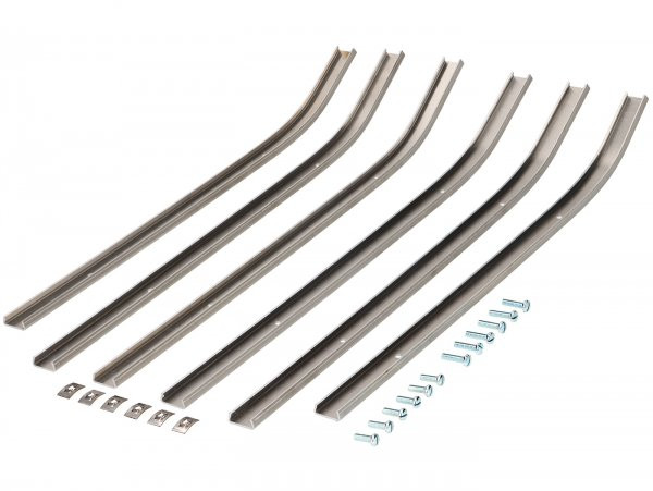 Footboard Stripes Set Lambretta  Alloy