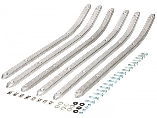 Footboard Stripes Set Lambretta Ld 125  Fully Alloy