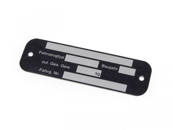 Name Plate Oem Quality