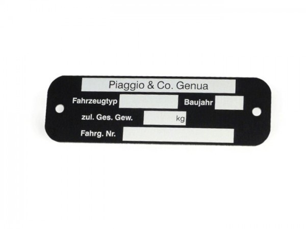 Name Plate Oem Quality  Rectangular