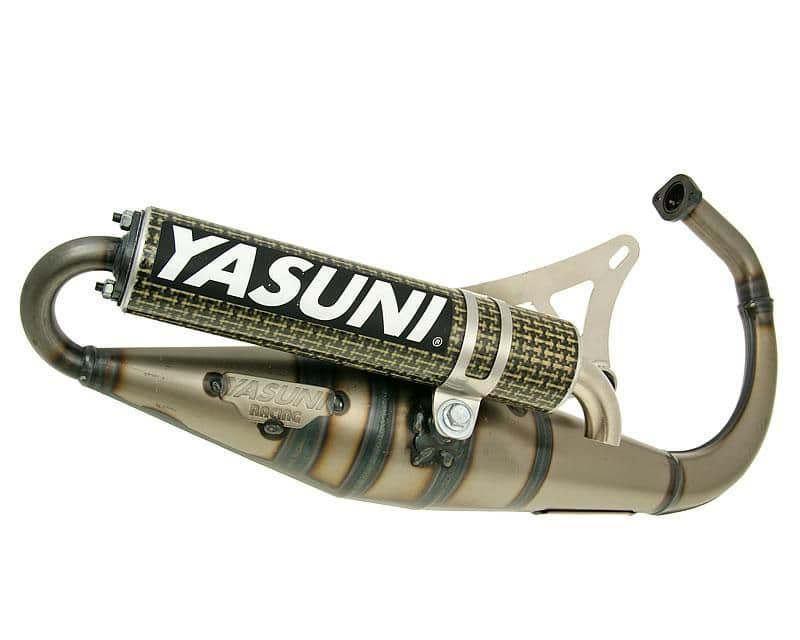 Uitlaat Yasuni Scooter Z Kevlar | Minarelli Verticaal