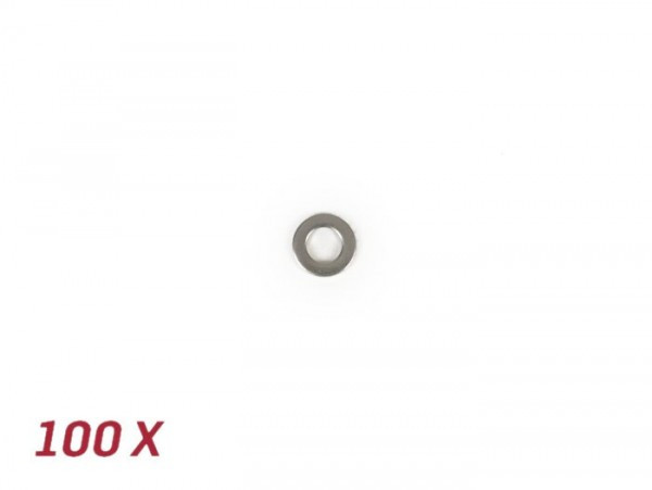 Washer Din 125 Stainless Steel 100 Pcs  M5